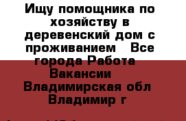 Ищу помощника по хозяйству в деревенский дом с проживанием - Все города Работа » Вакансии   . Владимирская обл.,Владимир г.